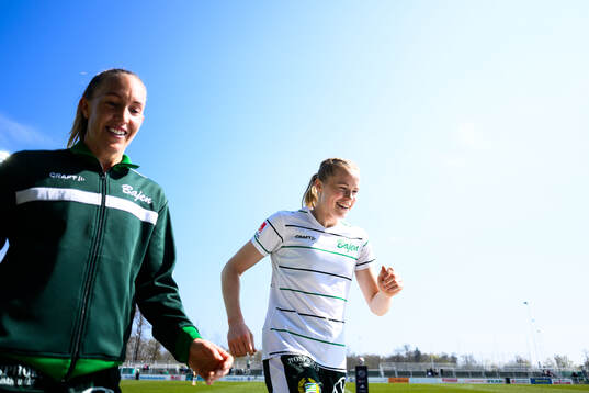 Under fotbollsmatchen i Damallsvenskan mellan Kristianstad