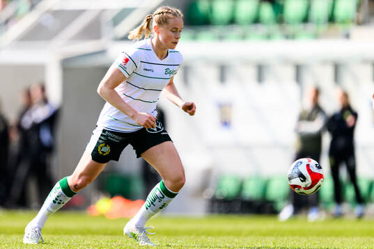 Under fotbollsmatchen i Damallsvenskan mellan Kristianstad