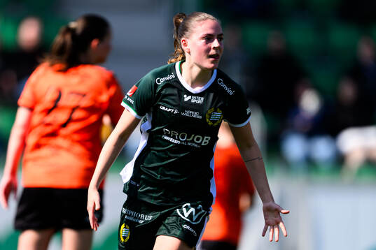 Hammarbys Smilla Vallotto jublar