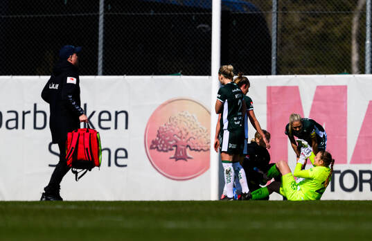 Hammarbys målvakt Anna Tamminen