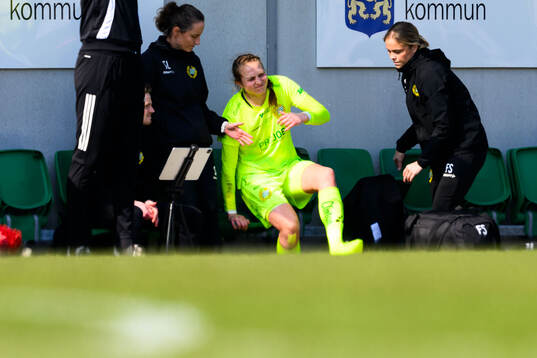 Hammarbys målvakt Anna Tamminen