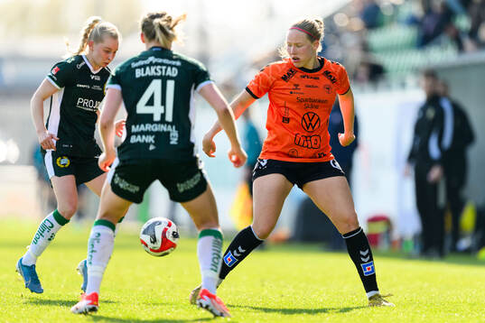 Hammarbys Emilie Joramo och Kristianstads Hlin Eiriksdottir