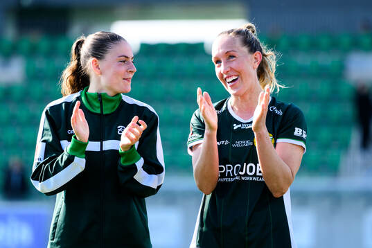 Och Hammarbys Julia Roddar jublar