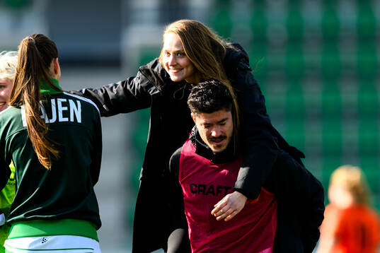 Hammarbys målvakt Anna Tamminen