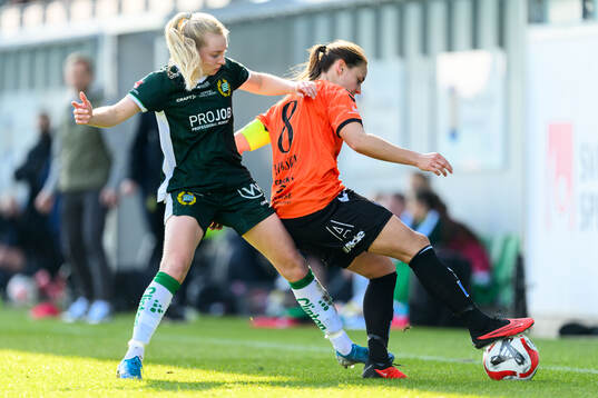 Hammarbys Emilie Joramo och Kristianstads Alice Nilsson