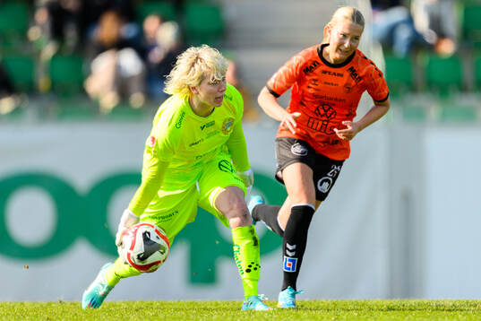Hammarbys målvakt Moa Edrud