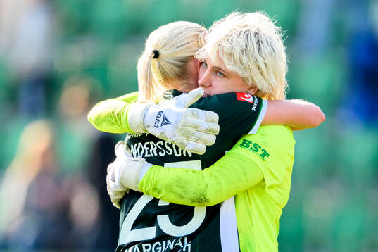 Hammarbys målvakt Moa Edrud