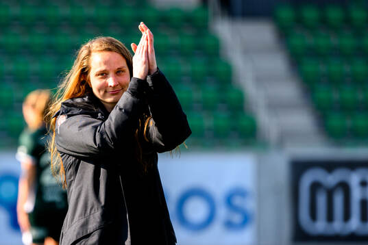 Hammarbys målvakt Anna Tamminen