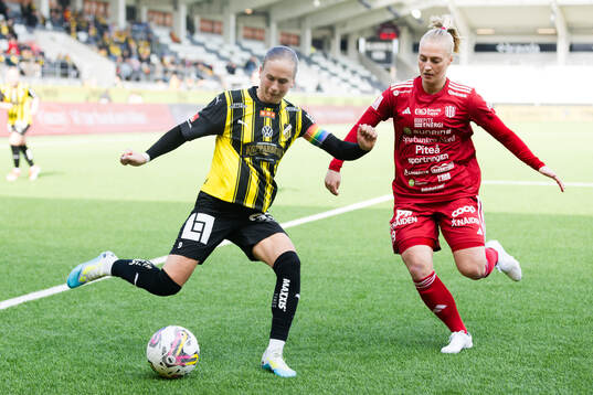 Häckens Filippa Curmark och Piteås Emma Viklund