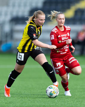 Häckens Johanna Fossdalsá Sørensen och Piteås Emma