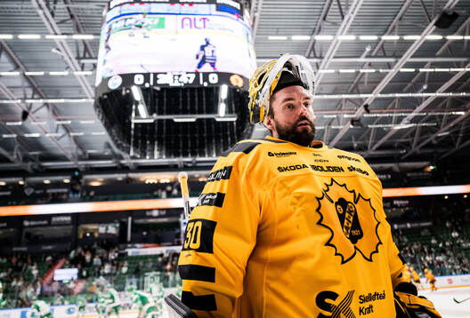 Skellefteås målvakt Gustaf Lindvall