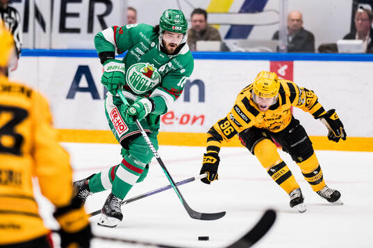 Rögles Dennis Everberg och Skellefteås Rickard Hugg