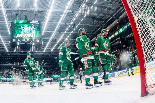 Rögles Albin Sundsvik, Simon Ryfors och Ludvig Claesson
