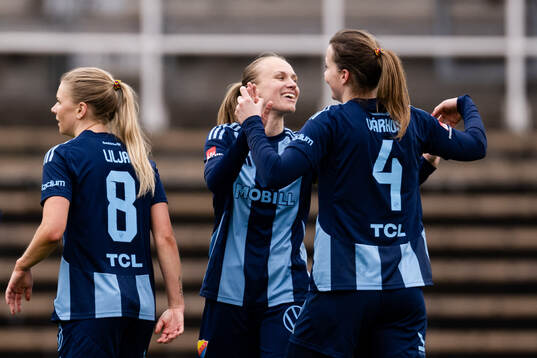 Djurgårdens Matilda Plan jublar