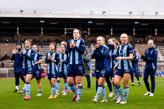 Djurgårdens spelare jublar