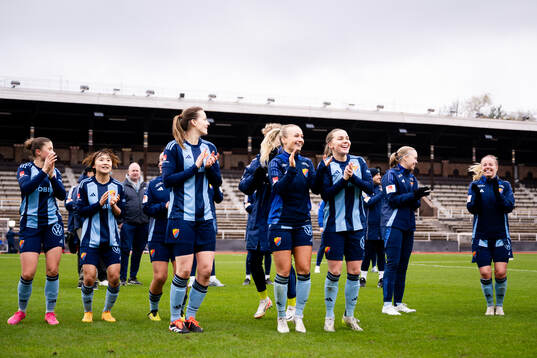 Djurgårdens spelare jublar