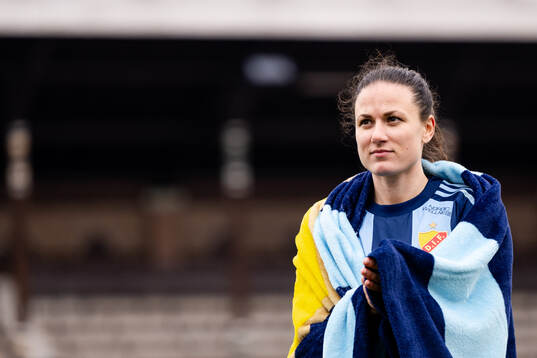 Djurgårdens Beata Kollmats jublar