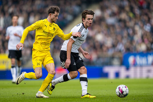 Håkon Evjen of Bodø/Glimt and Sverre Nypan of Rosenborg