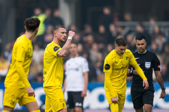 Kasper Høgh of Bodø/Glimt celebrates
