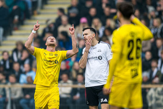 Kasper Høgh of Bodø/Glimt celebrates