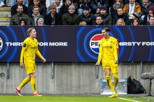 Nino Zugelj of Bodø/Glimt celebrates