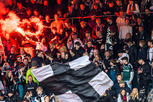 Spectators in the stands