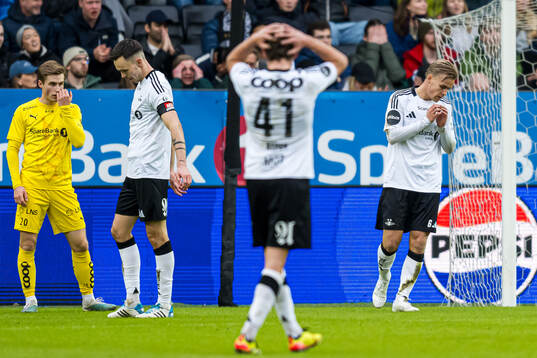 Santeri Leevi Oliver Väänänen of Rosenborg looks dejected