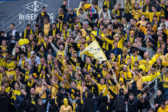 Spectators in the stands