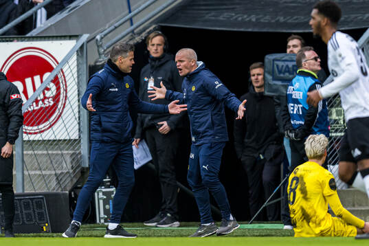 Kjetil Knutsen, head coach of Bodø/Glimt, and Gaute