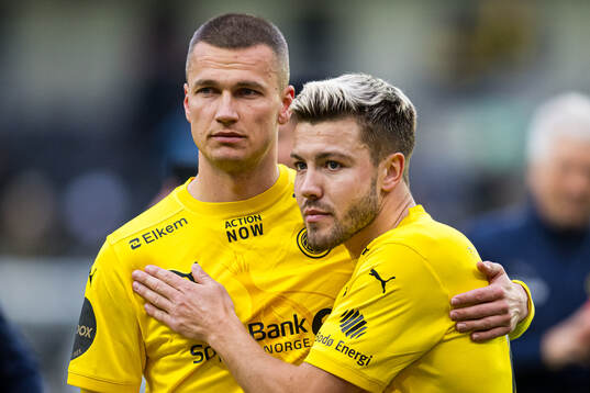 Odin Bjørtuft and Fredrik Bjørkan of Bodø/Glimt