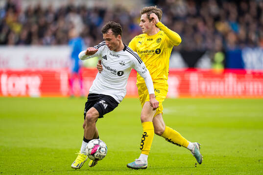 Jesper Reitan-Sunde of Rosenborg and Fredrik Sjøvold of