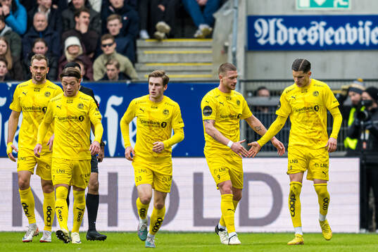 Nino Zugelj of Bodø/Glimt celebrates