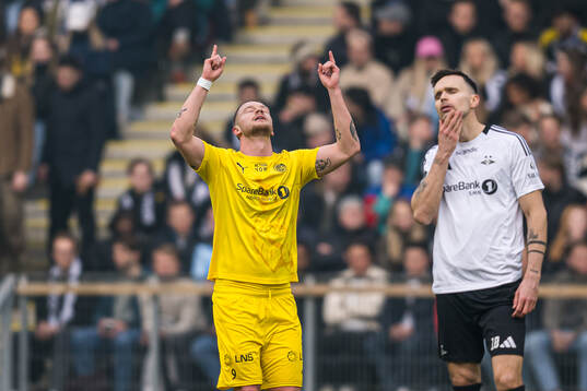 Kasper Høgh of Bodø/Glimt celebrates