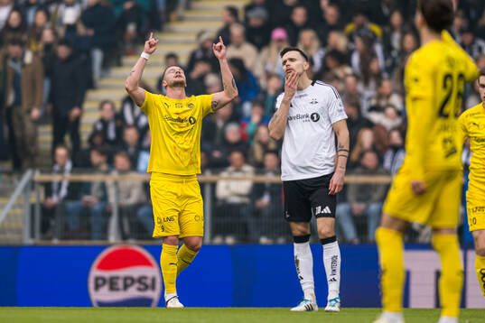 Kasper Høgh of Bodø/Glimt celebrates