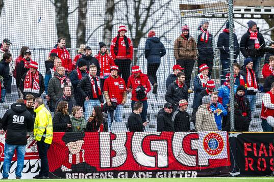 Spectators in the stands