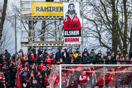 Spectators in the stands