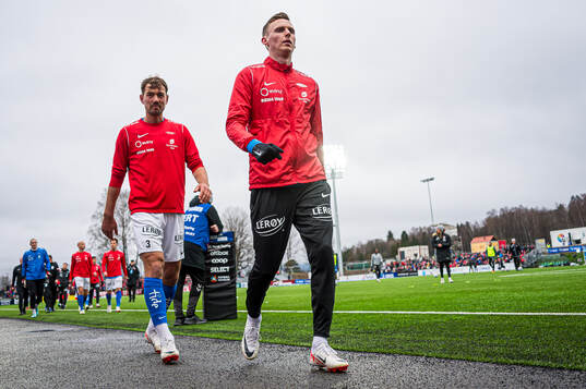 Fredrik Pallesen Knudsen and Joachim Soltvedt of Brann