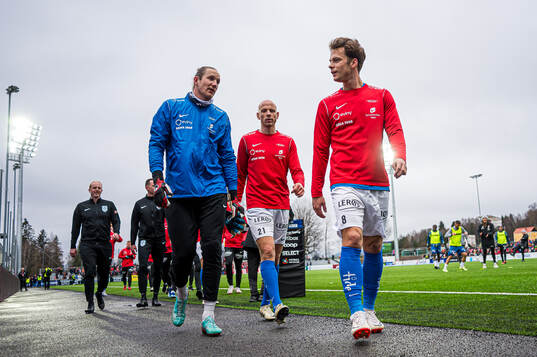 Eirik Holmen Johansen and Felix Horn Myhre of Brann