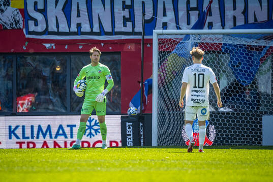Helsingborgs målvakt Kalle Joelsson