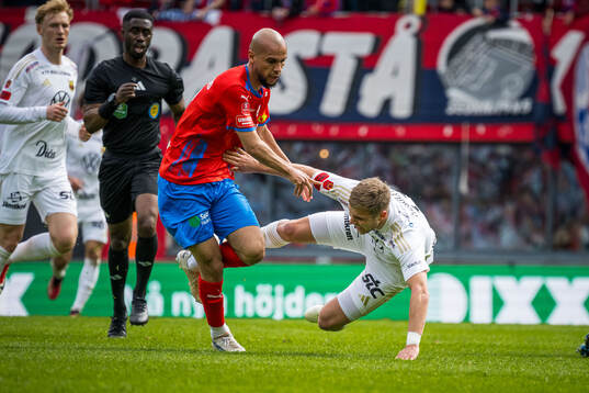 Helsingborgs Sumar Almadjed och Östersunds Mykola Musolitin