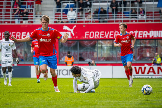 Helsingborgs Daniel Bergman och Östersunds Arquimides