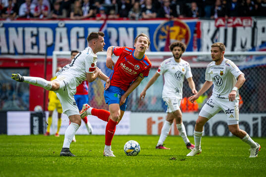 Östersunds Albin Winbo och Helsingborgs Lukas Kjellnäs