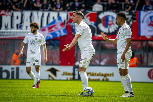 Östersunds Albin Winbo och Erick Brendon Pinheiro da Silva