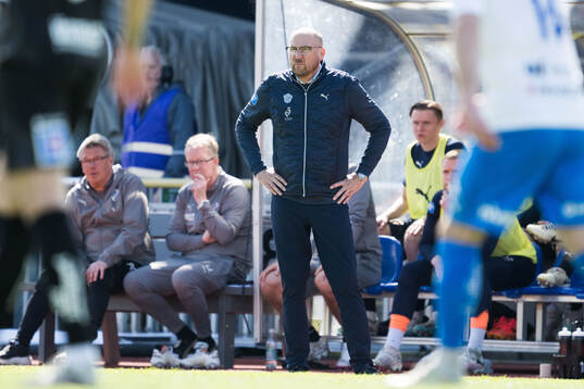 Halmstads tränare Magnus Haglund