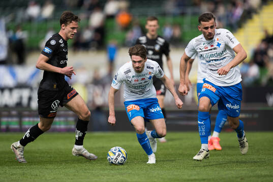 Halmstads Villiam Granath och Värnamos Carl Johansson och