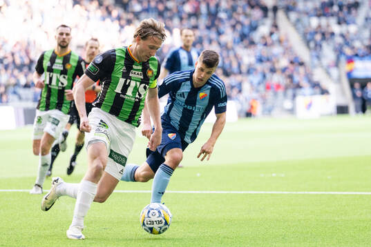 GAIS August Wängberg och Djurgårdens Samuel Dahl