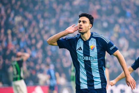 Djurgårdens Deniz Hummet jublar
