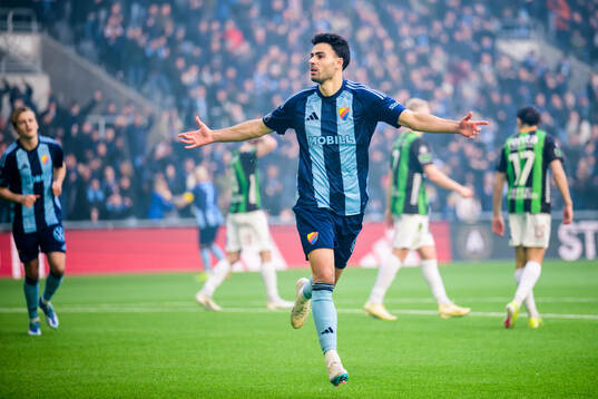 Djurgårdens Deniz Hummet jublar