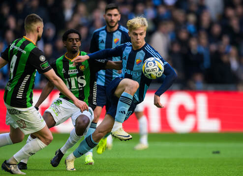 GAIS Harun Ibrahim och Djurgårdens Lucas Bergvall