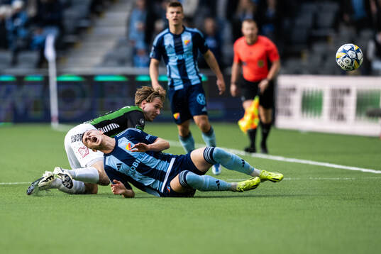 GAIS August Wängberg och Djurgårdens Haris Radetinac